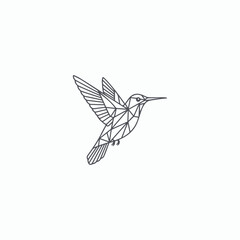 Fototapeta premium Bird logo vector icon illustration