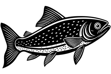 fish on a white background