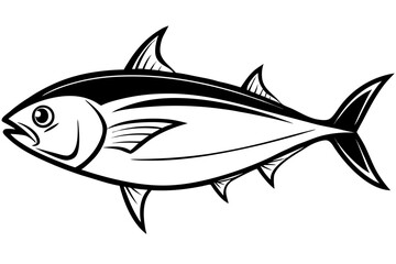 vector illustration of a fish