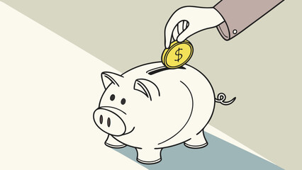 Saving money piggy bank finance investment coin hand economy business banking wealth budget money dollar finance concept financial planning financial security saving goals wealth.