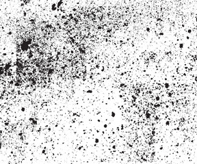 Dust grain grunge texture overlay with cracks and distressed wall background. Vintage abstract grunge  Grain noise background of black dots and grainy halftone fade with stipple effect of sand dust 
