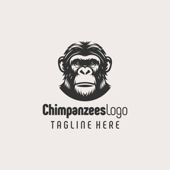 Creative Chimpanzee Branding Logo Symbol