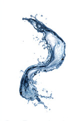 Perfectly trimmed lawn with mowing lines, robotic mower in green garden on sunny day