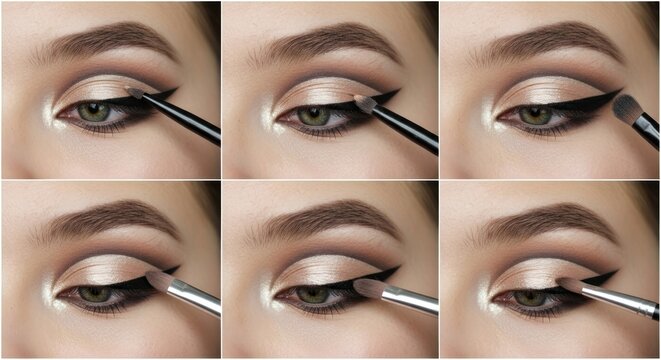 Step by Step Eye Makeup Tutorial.