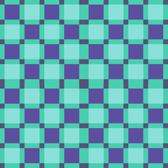 Checkered Pattern Illustration with Repeated Square Motif