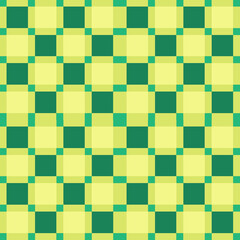 Checkered Pattern Illustration with Repeated Square Motif