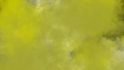 Abstract background featuring shades of olive green and yellow. Green and yellow cloudy sky.