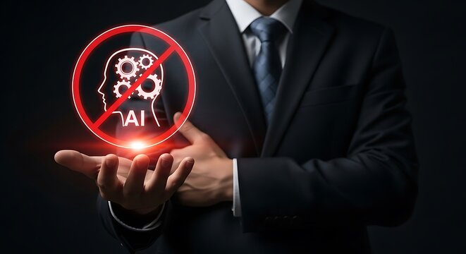 Artificial Intelligence Ban: Business Leader Denounces Ai Implementation with a Powerful Gesture of Prohibition