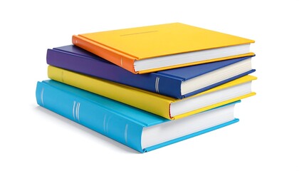 Colorful Stack of Books Education Resource