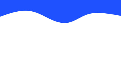 Smooth blue wave over a bright white background, offering a versatile, clean graphic resource for modern design projects or branding.