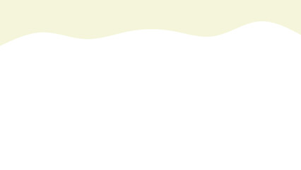 Clean graphic background with a gentle, wavy light yellow border on white, perfect for text, branding, or modern design.