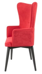 Red Upholstered Dining Chair