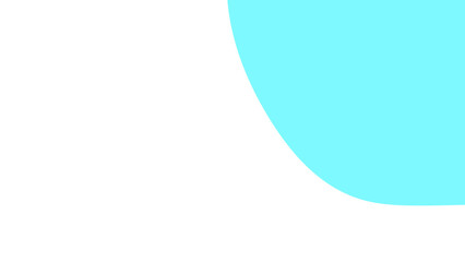 Clean and modern abstract background featuring a smooth cyan curve on a pristine white backdrop, ideal for graphic design or branding.