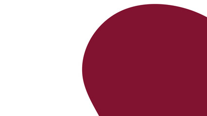 Clean and modern abstract background featuring a curved maroon shape on a white field, ideal for graphic design, presentations, or branding.
