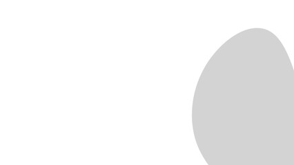 Simple white background with an elegant, curving light grey form, offering ample negative space for design and content.