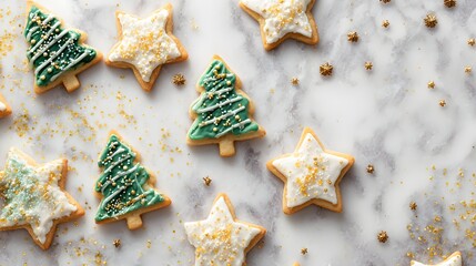 Celebrate the holidays with cozy cookie decorating festive shapes and culinary art fun