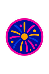 Traditional Clay Diya with Flame – Flat Style Diwali Illustration12