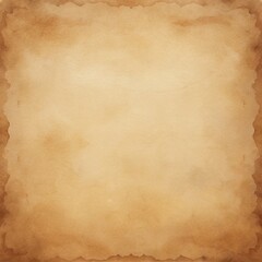 Obraz premium Parchment Texture Background with Warm Beige Tones and Faded Edges for Vintage Invitations