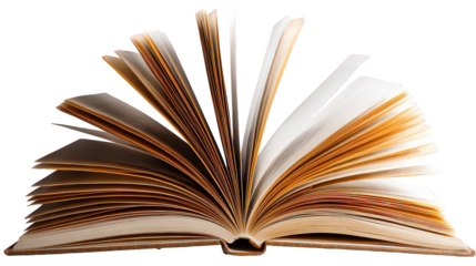 Open Book With Fanciful Pages