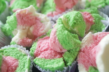 traditional muffin on table