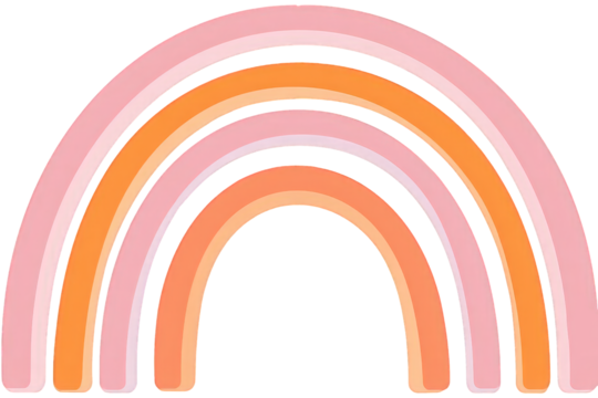 Abstract Pastel Rainbow - Powered by Adobe