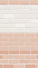 Obraz premium Whitewashed Brick Texture Background with Bordered Blank Area for Minimal Branding