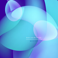 Abstract fluid shapes, vibrant blue hues, smooth gradients. Modern design element, perfect backdrop for projects.