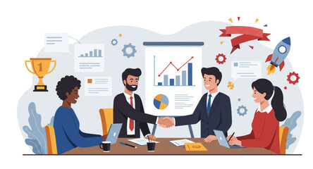 business people in a meeting