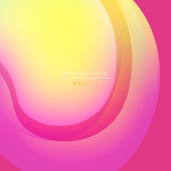 Abstract gradient background. Soft curves blend yellow, orange, pink hues. Minimalist design, modern aesthetic. Simple, vibrant composition.
