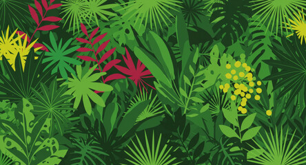 green leaves background