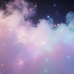 starry night sky with stars