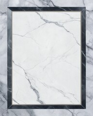 Marble Texture Background with Black and Silver Streaks for Modern Packaging