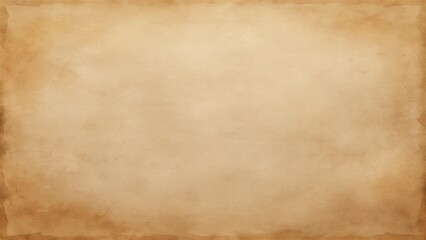 Obraz premium Parchment Texture Background with Warm Beige Tones and Faded Edges for Vintage Invitations
