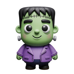 Obraz premium Cute Frankenstein Monster Figurine