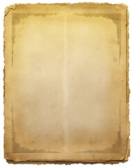 Newspaper Texture Background with Yellowed Vintage Pages and Torn Edges for Retro Posters