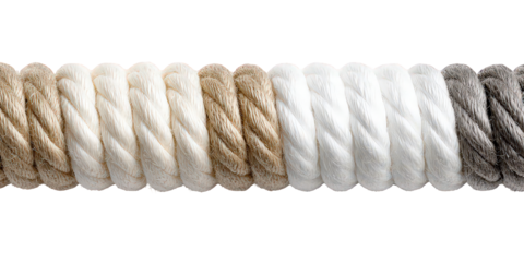 Gradient Row Of Textured Cords