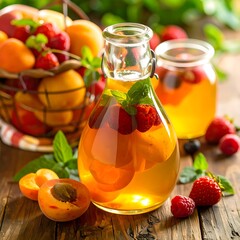 Refreshing fruit infused drink