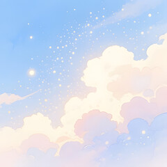 clouds in the sky