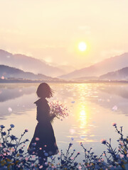 Fototapeta premium Silhouette at Golden Hour