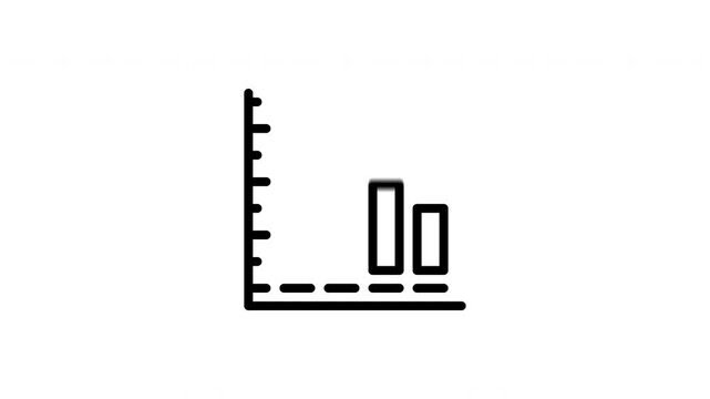 histogram animated icon