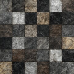 Square stone tiles in a grid pattern