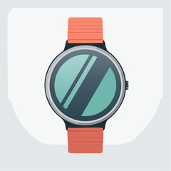 Vector illustration of a smart watch