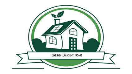Fototapeta premium EcoFriendly Home Design with Solar Panels for Sustainable Living