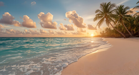Tropical Sunrise Beach Paradise