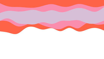 Vibrant abstract wavy layers in coral, pink, and lavender, creating a dynamic and modern graphic background suitable for design projects, branding, and digital media.