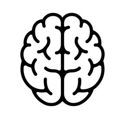 Vector icon illustration of a brain