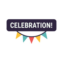 flag garland vector illustration design