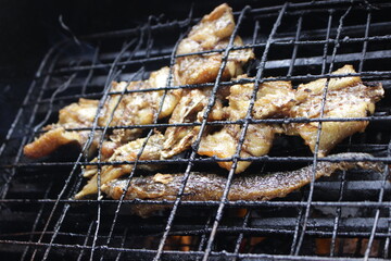 fish on grill