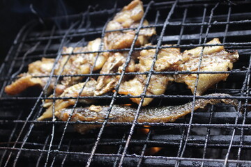 meat on the grill