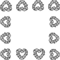 Digital paper, heart paper, seamless paper, seamless pattern, pattern, boho, boho pattern, paper